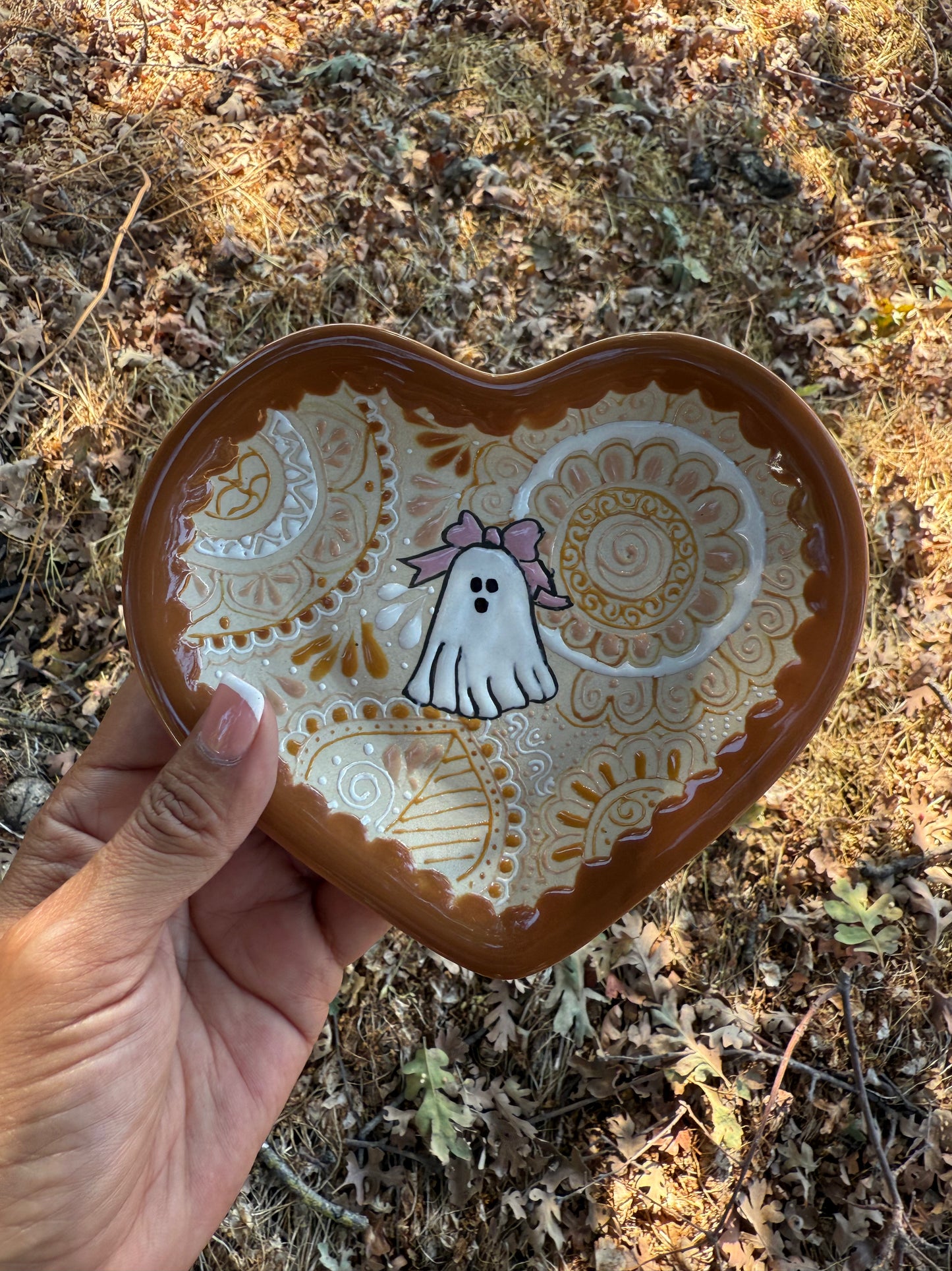 PRE-ORDER brown ghost tacita & plate set
