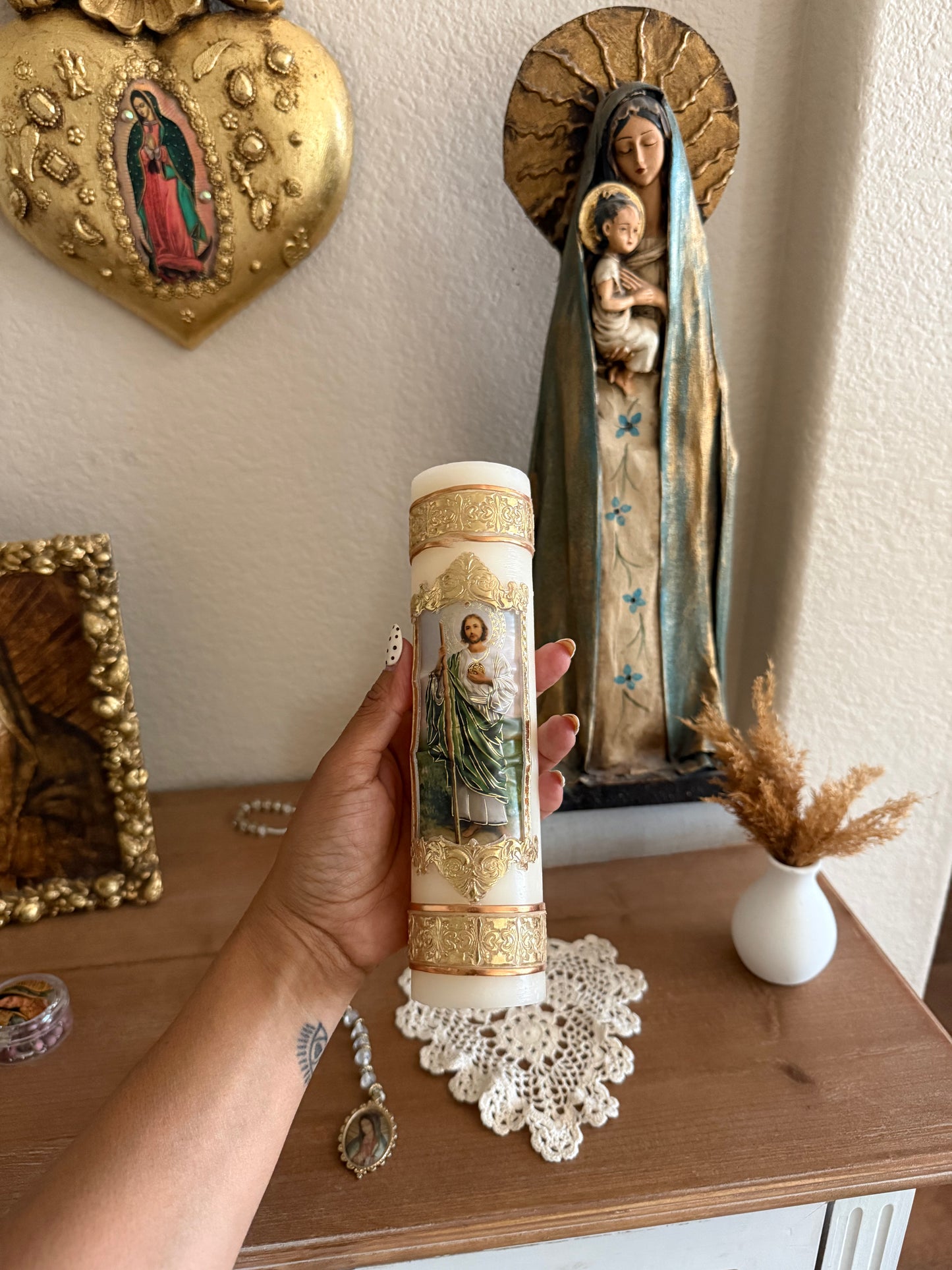 san judas candle