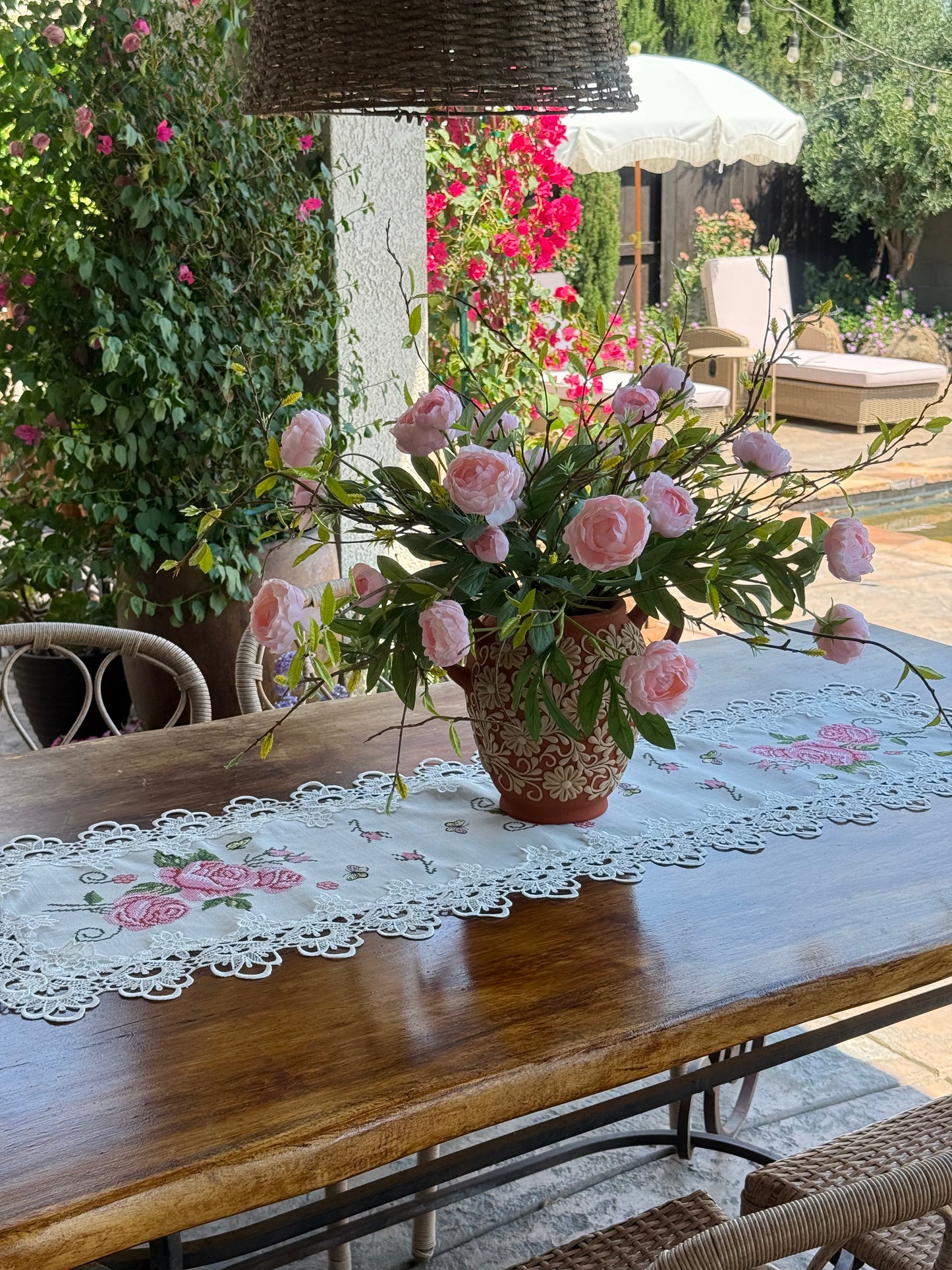 florecita runner (white)