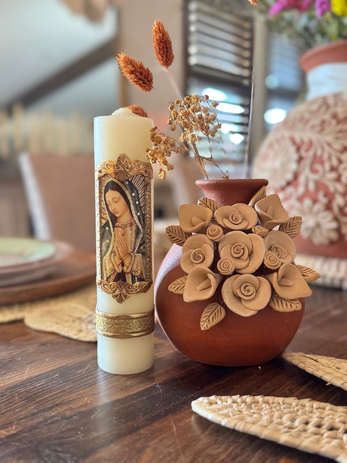 Cirio de Virgencita (carita)