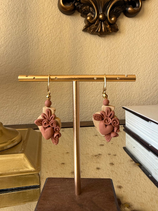 Corazon earrings #2