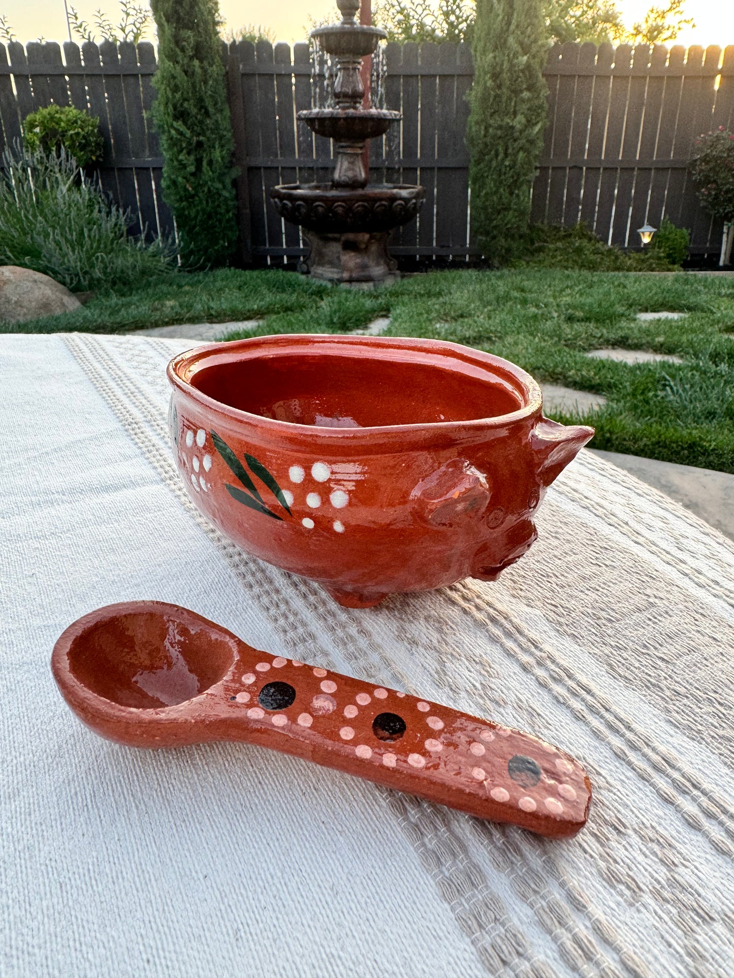 Puerquito Salsero chico con cucharita