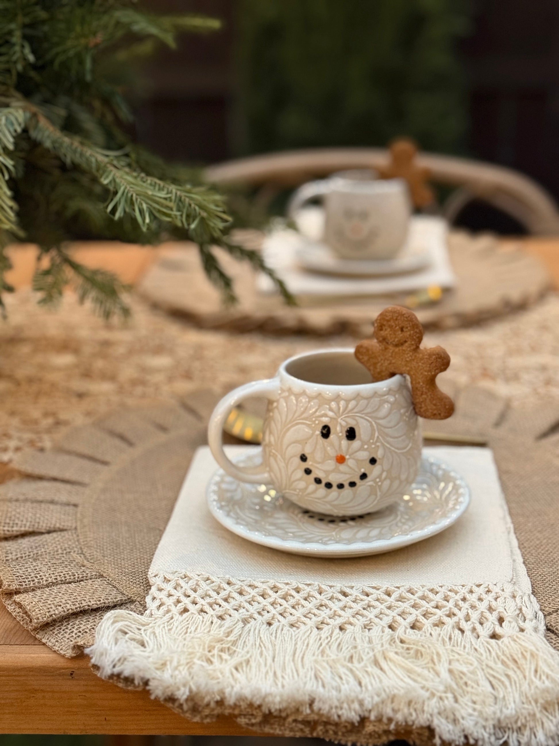 Man Tea Set snow man tea set – Mi Casita Collection