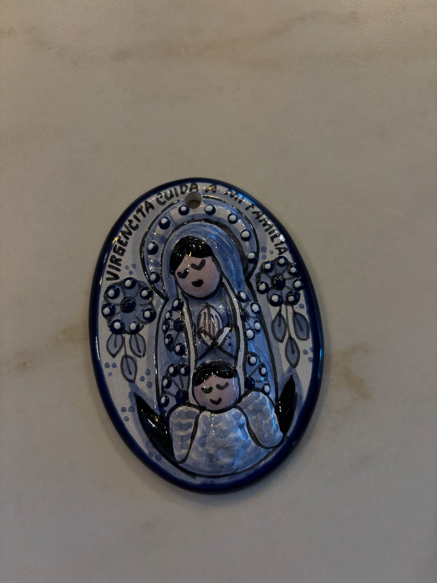 placa de virgencita