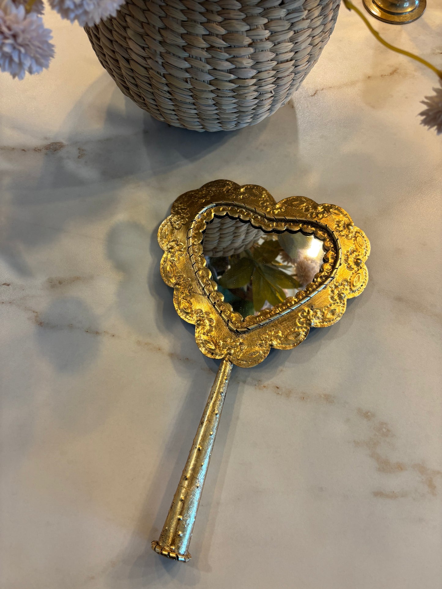 espejo de corazón