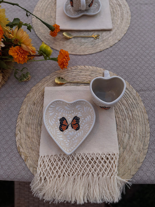 PRE-ORDER mariposa tacita & plate set