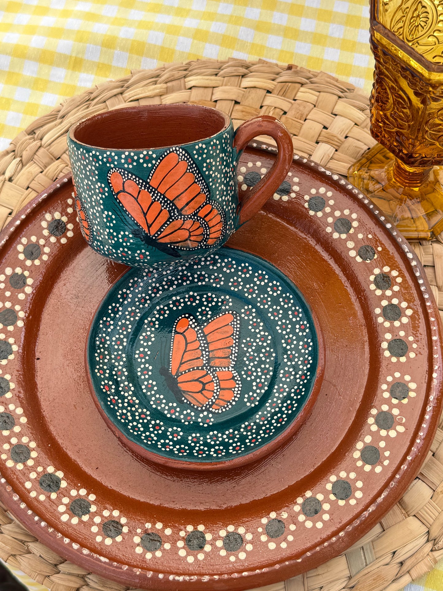 mariposa tacita set (verde)