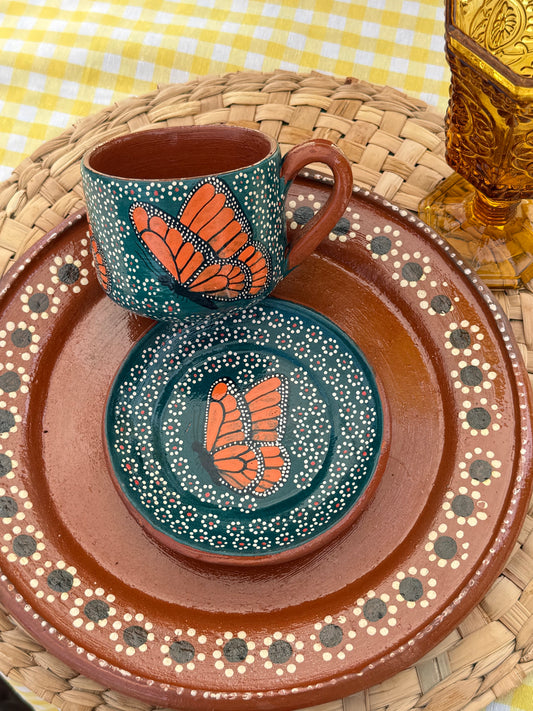 mariposa tacita set (verde)