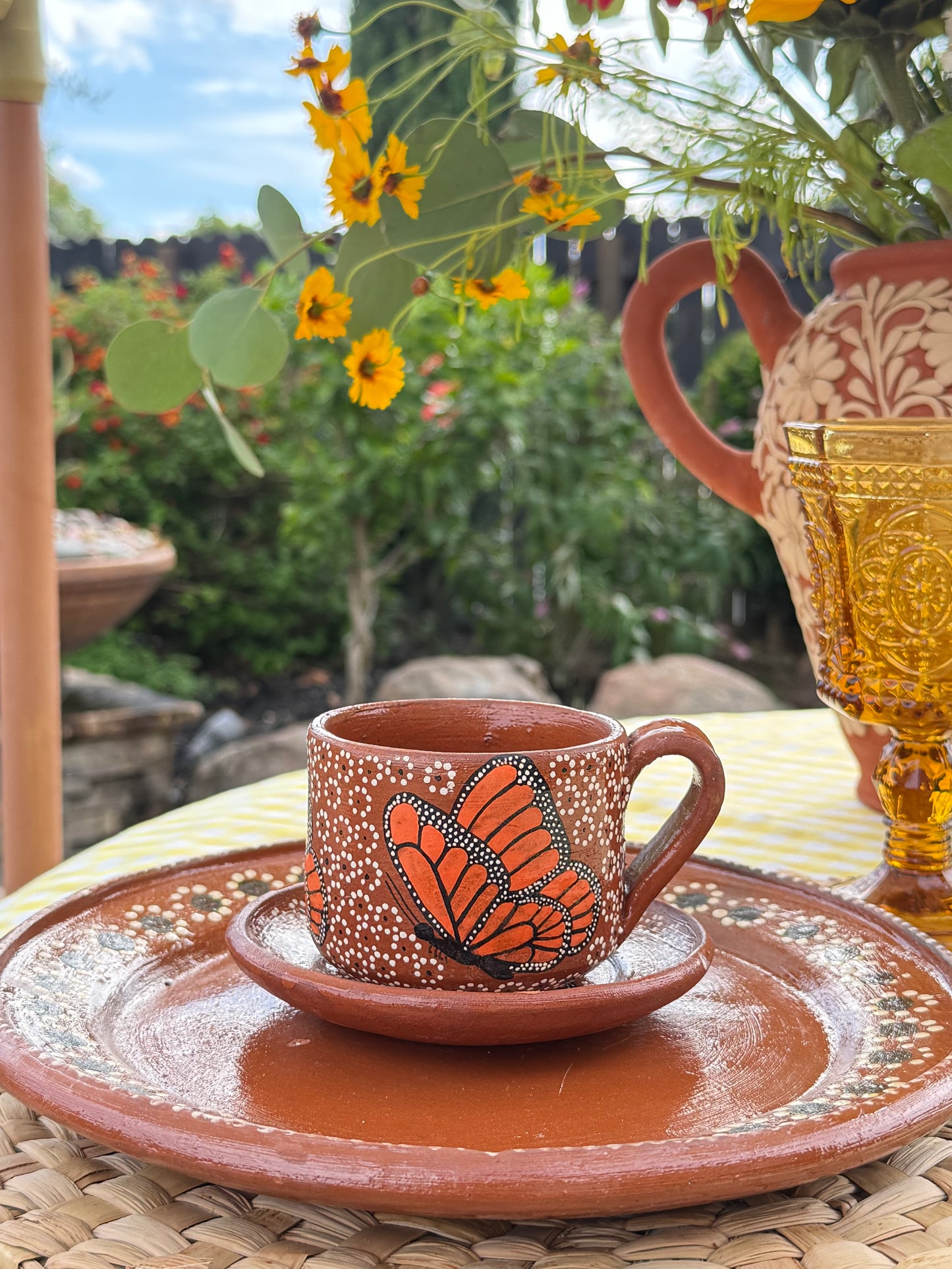 mariposa tacita set (cafe)
