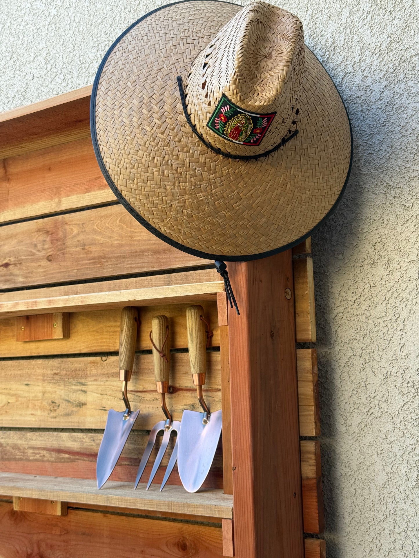 virgencita gardening hat