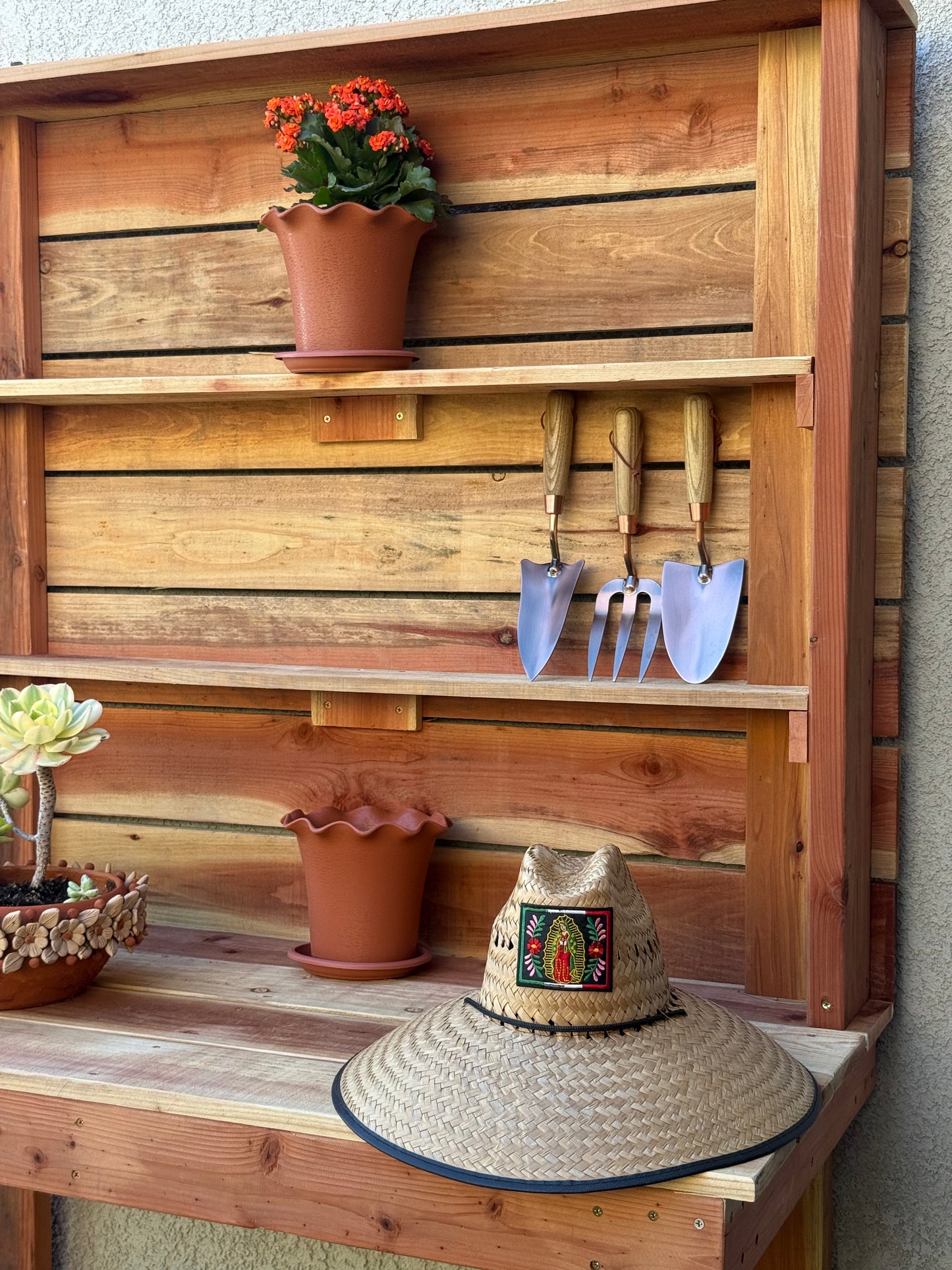 virgencita gardening hat