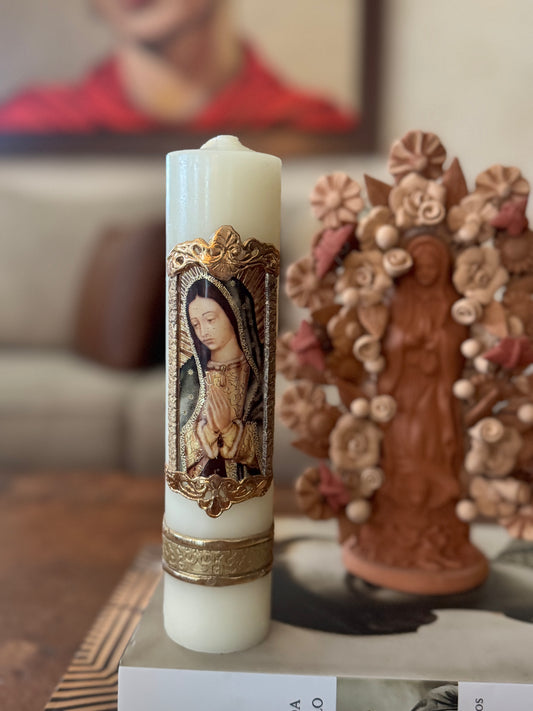 Cirio de Virgencita (carita)