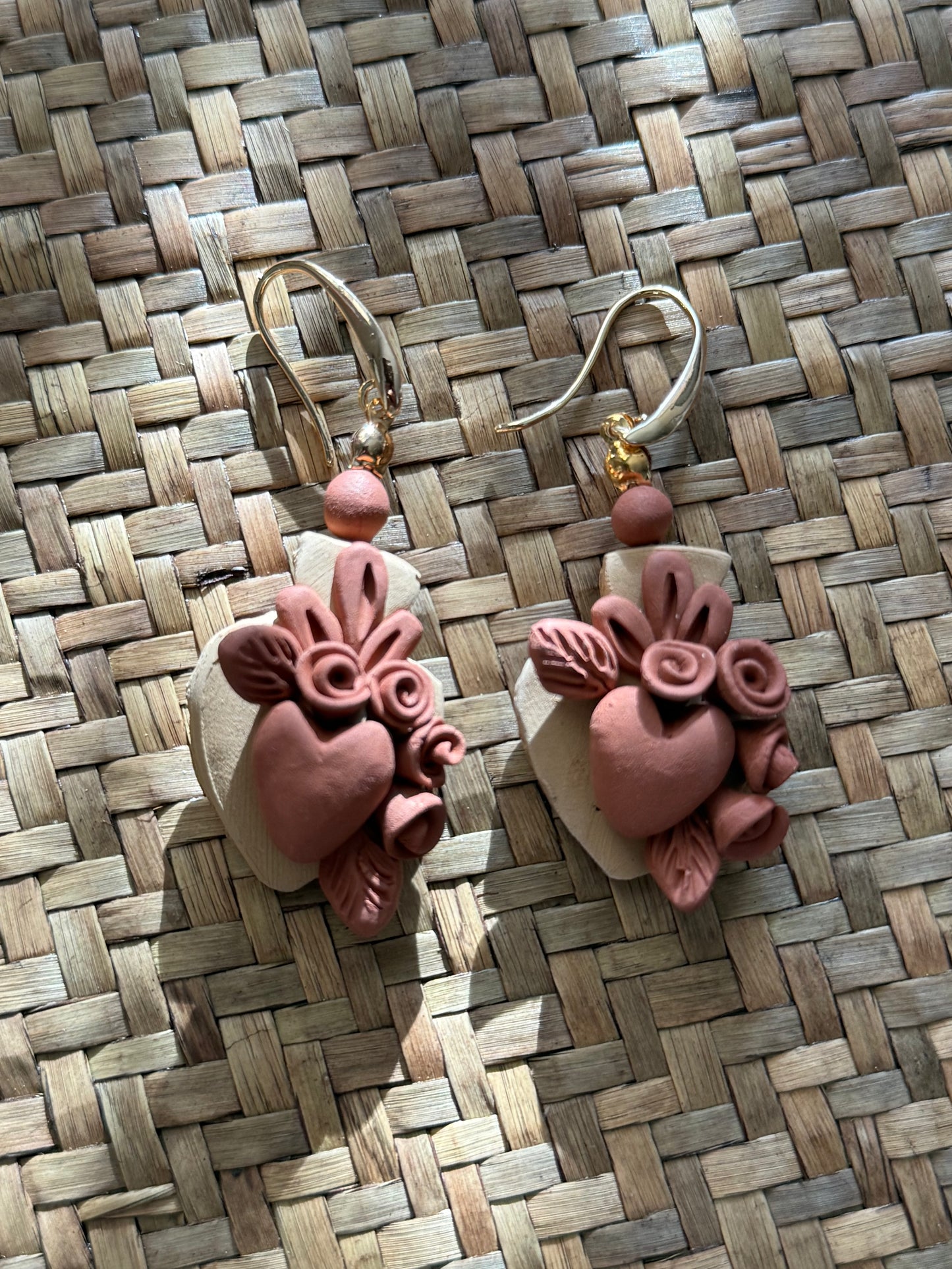 Corazon earrings #2