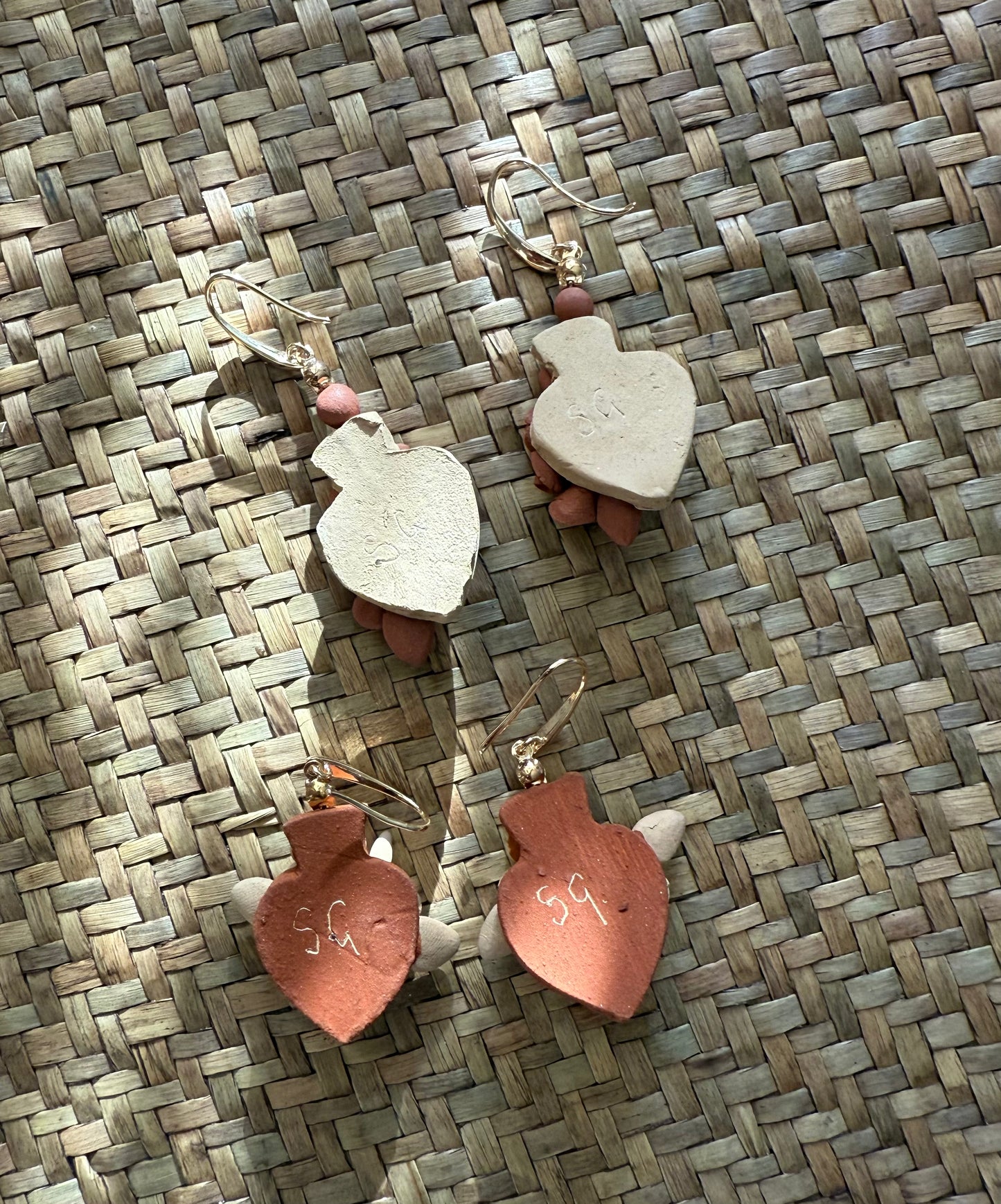 Corazon earrings #2