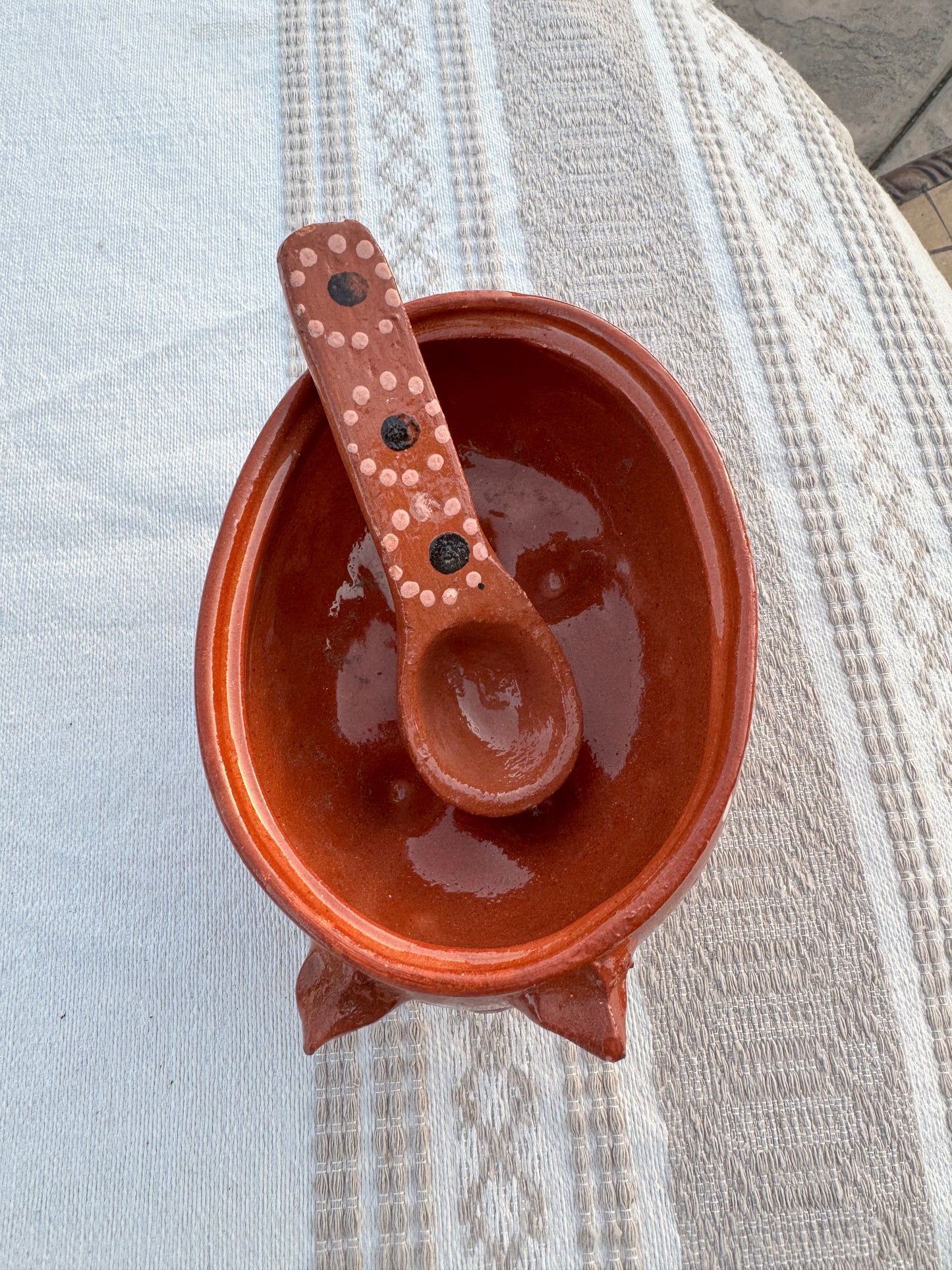 Puerquito Salsero chico con cucharita