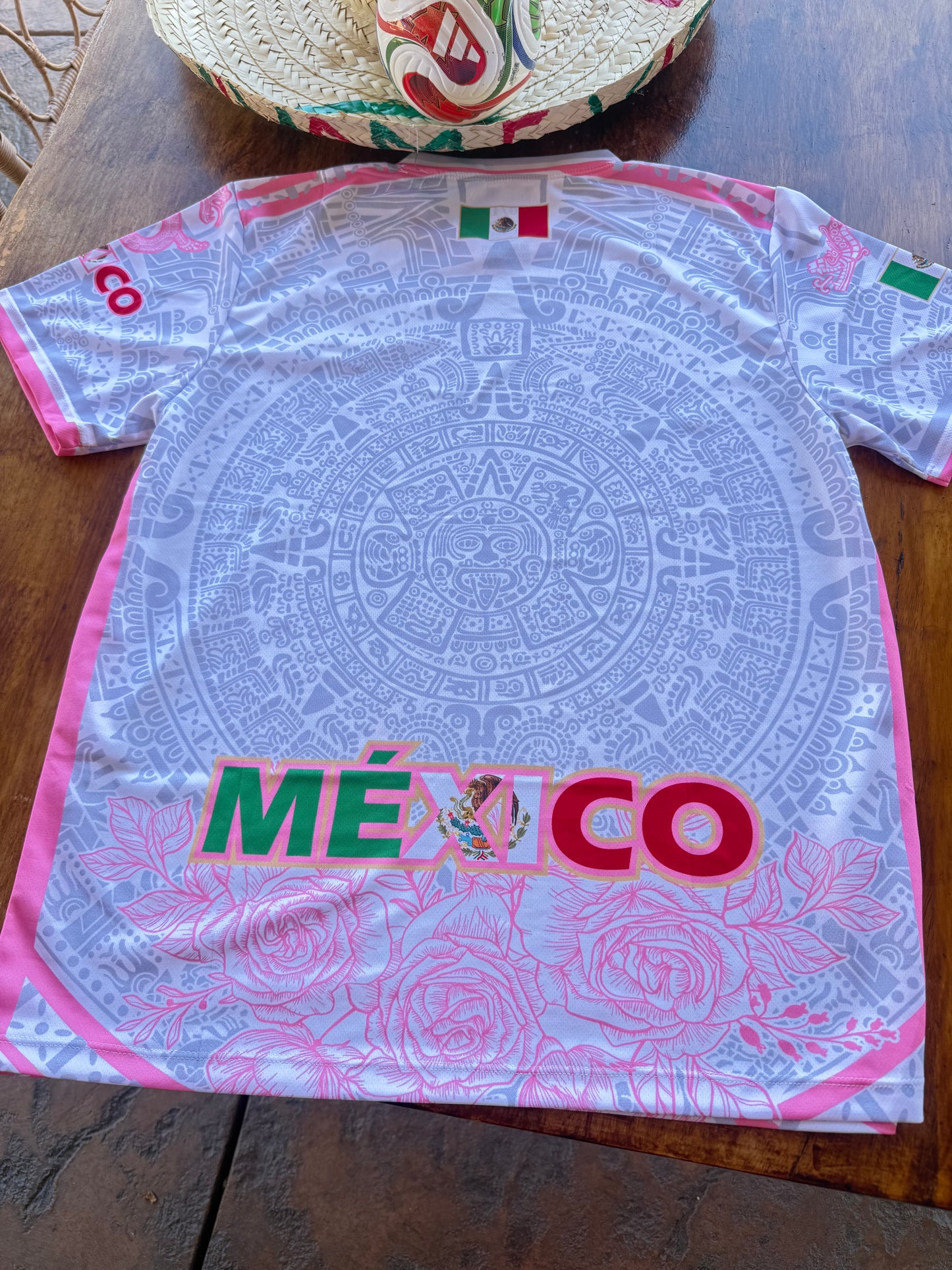 Jersey's Virgen (rosa con gris)