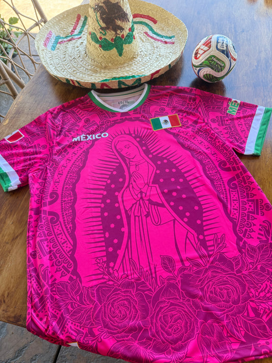 Jersey's Virgen (rosa mexicano)