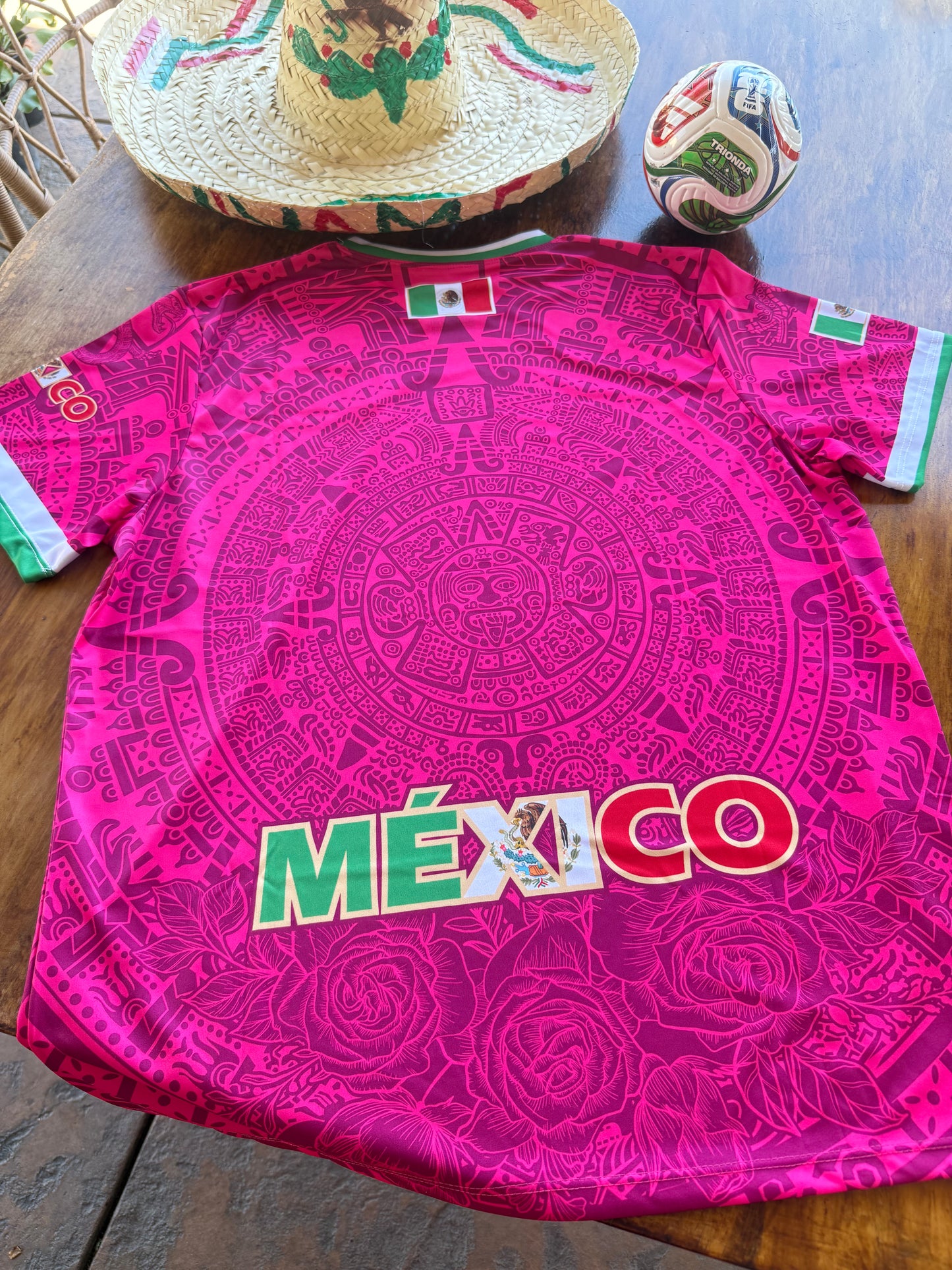 Jersey's Virgen (rosa mexicano)