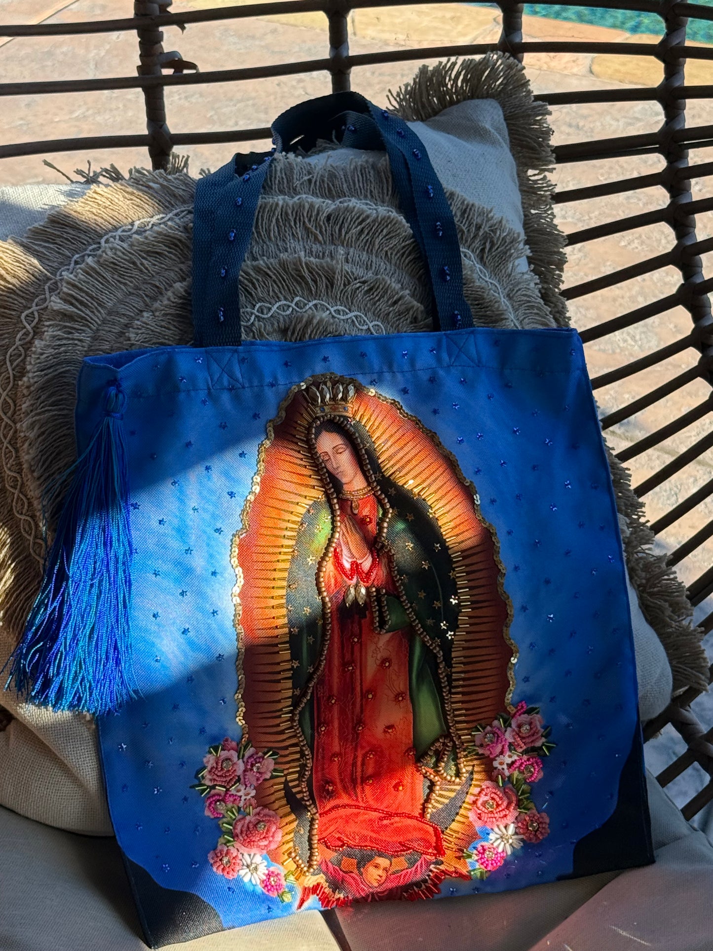 tote de virgencita (azul)