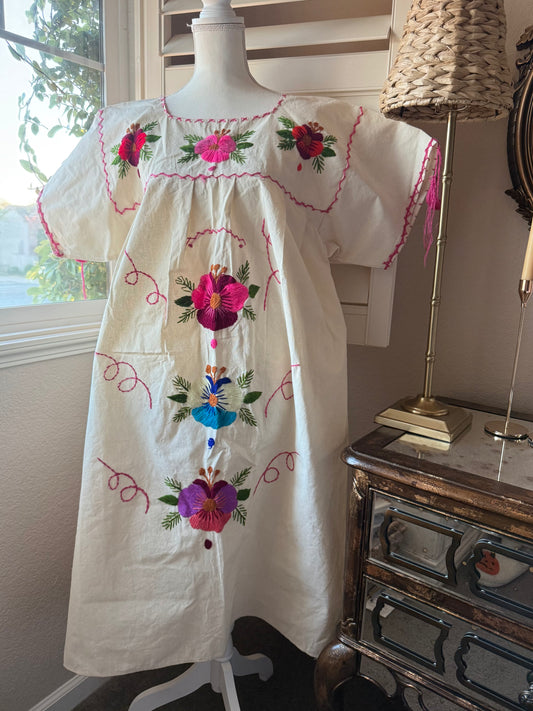 vestido con flores