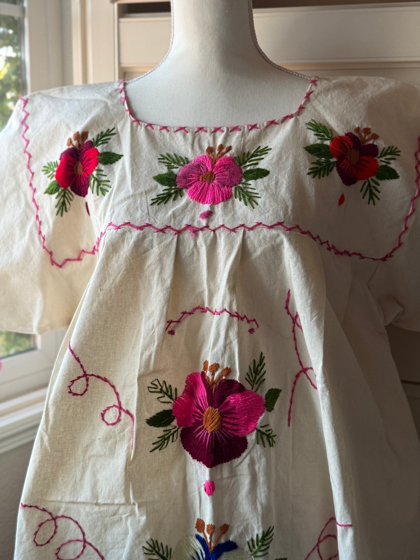 vestido con flores
