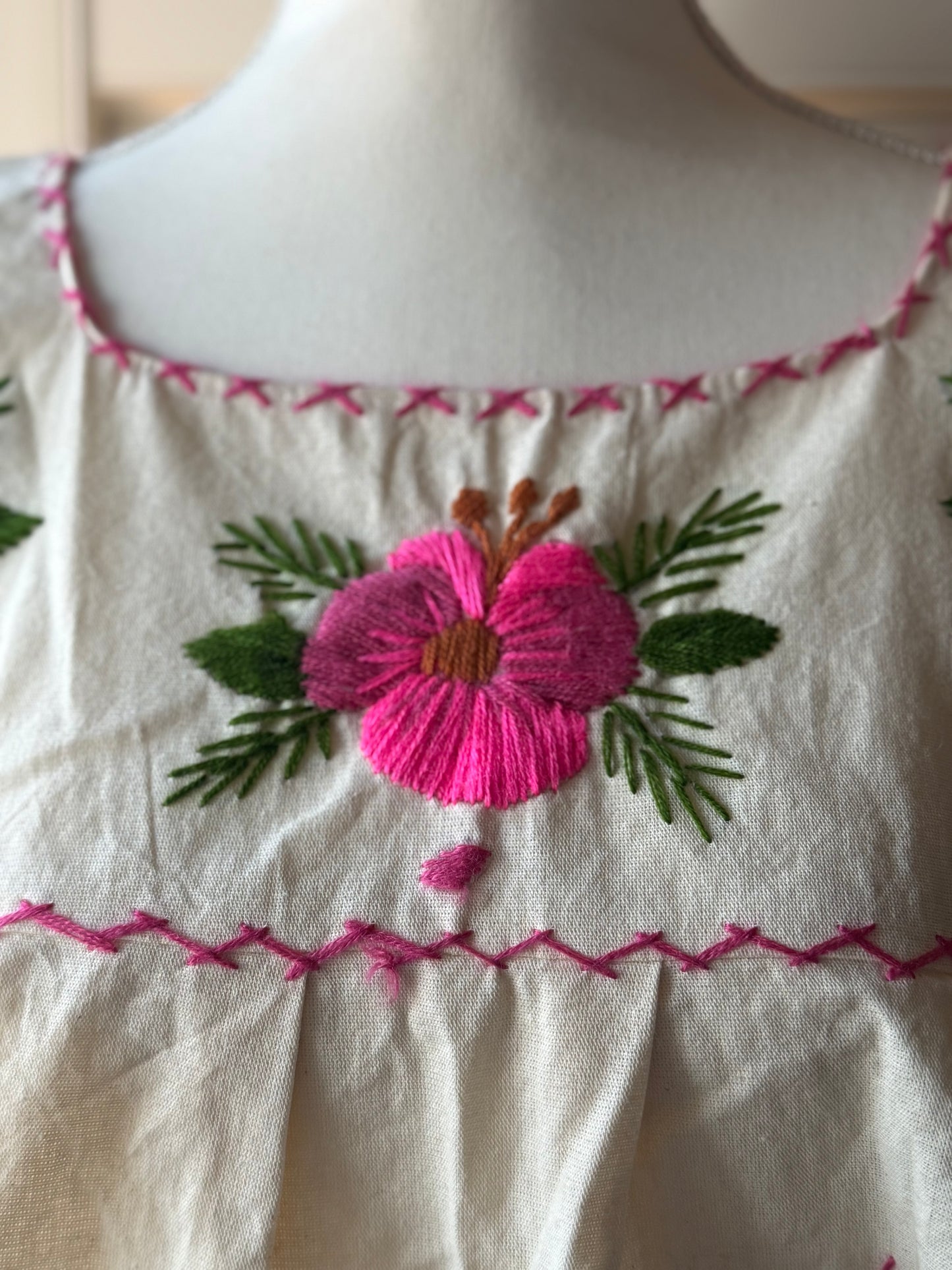 vestido con flores