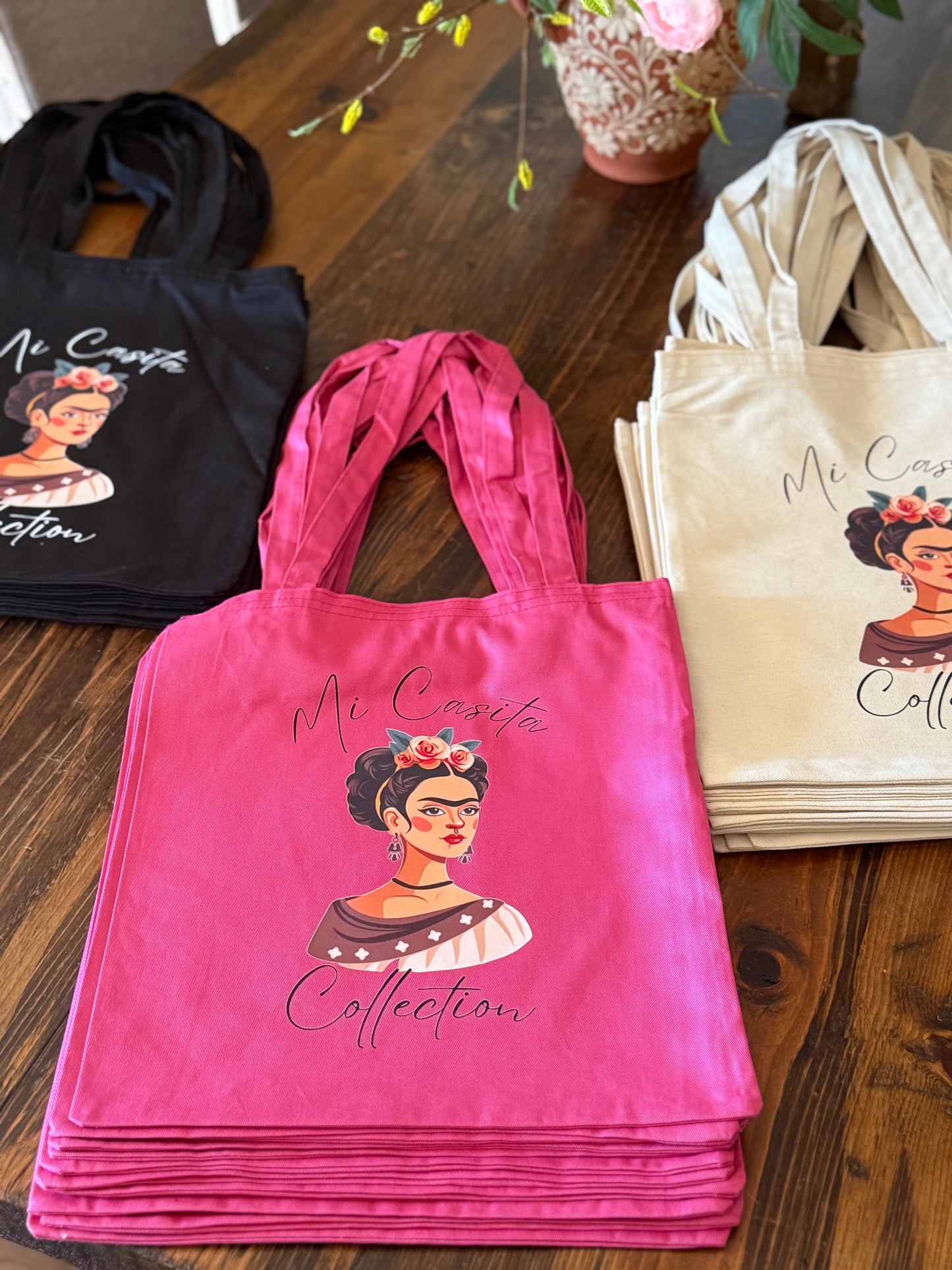 Mi Casita tote (pink)