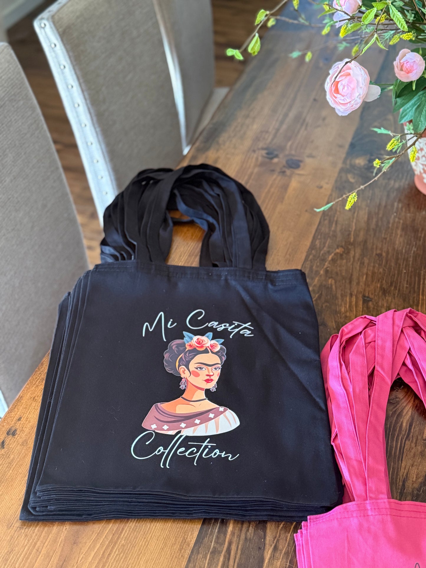 Mi Casita tote (black)